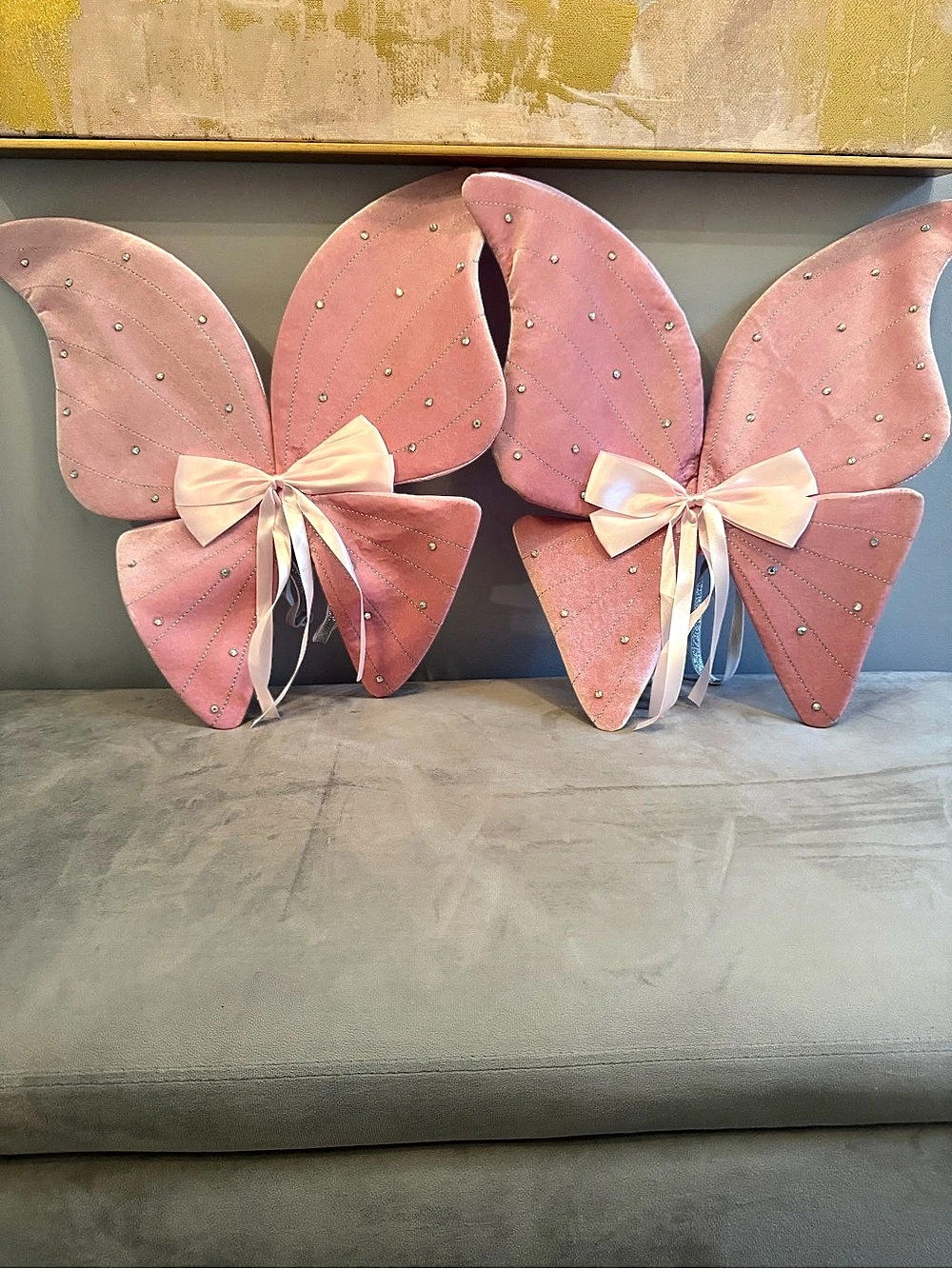 Pink Kids Costume Butterfly Wing Set